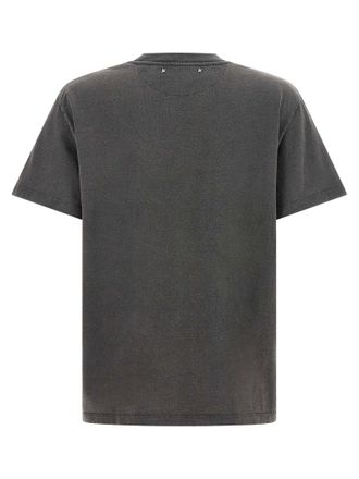 Golden Goose Cabochon Crystal Crewneck T-shirt - Charcoal