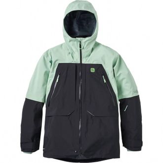 RAB Womens Khroma Converge Jacket In Fig Green/black