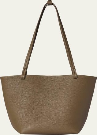 The Row Park Medium Tote Bag in Grain Leather