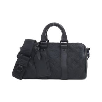 Louis Vuitton Black Leather Boston Bag (Pre-Owned)