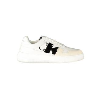Calvin Klein Bianco Leather Men Mens Sneaker