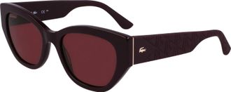 Lacoste Burgundy Cat Eye Ladies Sunglasses L6047S 601 54