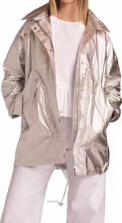 Suncoo Elliot Windbreaker Jacket In Argent