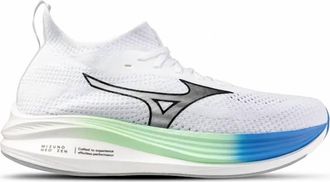 Mizuno Mens Neo Zen Sneaker In White-Frontier Blue