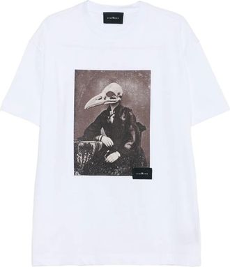 John Richmond T-shirt con grafica - Bianco