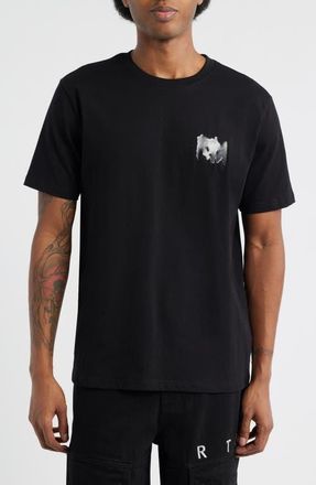Rta Liam Cyber Metal Graphic T-Shirt in Black Cyber Metal at Nordstrom, Size X-Large