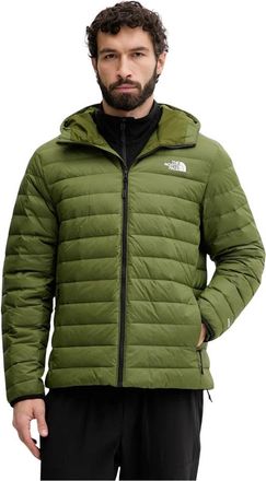 The North Face Klassieke Donsjas met Capuchon - Heren - Ski Jassen - Groen - XL - Polyester - Fitness