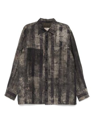 Tシャツ・カットソー ZIGGY CHEN Men T Shirts L0M251020602 Grey Ziggy Chen printed T-shirt - men - Cotton - 46 - Grey from