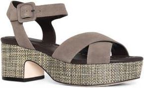 Donald J Pliner Chunky Platform Sandal in Taupe at Nordstrom Rack, Size 8.5
