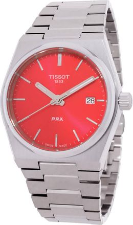 Tissot PRX 35 Quartz Red Dial Ladies Watch T1372101142100