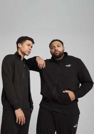 Puma Trainingsjacke PUMA ESS NO. 1 LOGO TRACK JACKET TR, Herren, Gr. M, schwarz (puma schwarz), Sweatware, Obermaterial: 68% Baumwolle, 32% Polyester, unif