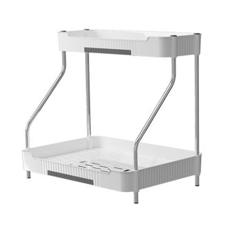 OEM Mueble De Almacenamiento De Dos Niveles Para La Encimera De La Cocina: Un Especiero Y Un Soporte Para Condimentos Para Guardar O Usar Sobre La Encimer