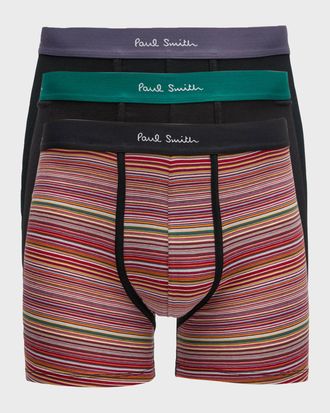 Paul Smith Men & apos;s 3-Pack Organic Cotton Trunks