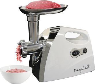 MegaChef 1200 Watt Powerful Automatic Meat Grinder for Household Use