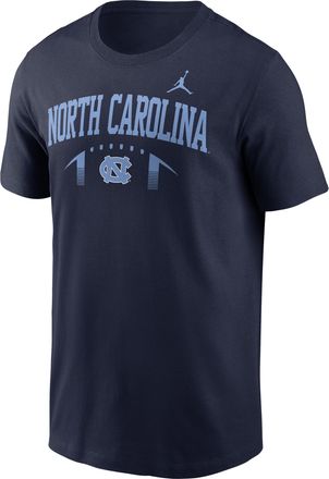 Nike Jordan Mens North Carolina Primetime Football Icon Jordan College T-Shirt in Blue | N19941SNCN-0TY