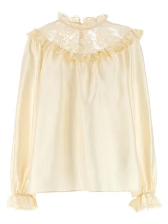 Zimmermann Womens Lace Billow Blouse