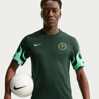Nike Nigeria Primary Nike Mens Dri-FIT Soccer T-Shirt in Green | IB6232-397