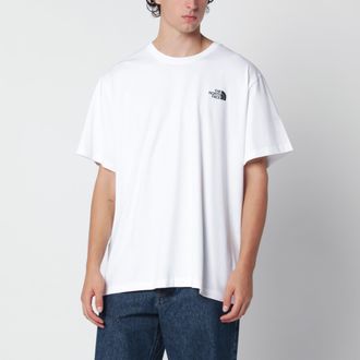 The North Face T-shirt Tested And Proven bianca in cotone