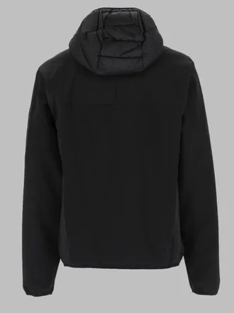 HUGO BOSS Mens Hybrid Jacket J_urbanex Hd Water-Repellent Black Recycled Polyester