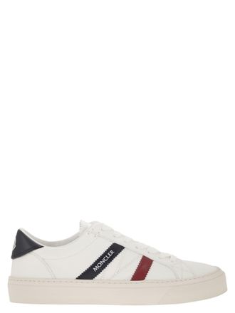 Moncler White Leather Monaco 2 Sneakers from £334.00 - on