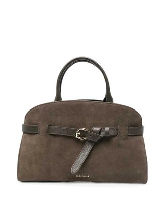 Coccinelle Handbag Suede Leather/Grained Leat