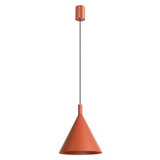 Sollux Lighting L&aacute;mpara colgantes ocre rojo acero alt. 140 cm