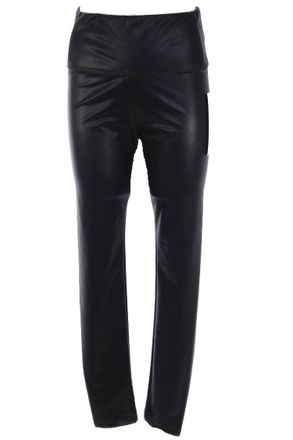 Dolce Cabo Womens Faux Leather Leggings In Black