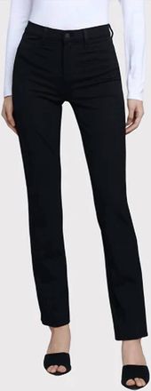 L'agence Dean High Rise Straight Leg Jean In Black