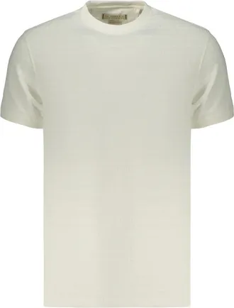 Guess Tops, Heren, Wit, XL, Katoen, T-shirt met korte mouwen