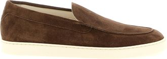 Brunello Cucinelli Brown Calfskin Slip-On Mens Loafers