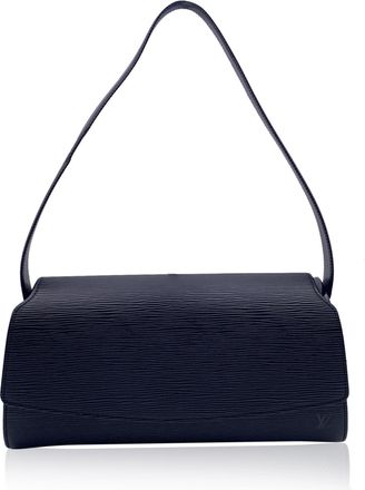 Louis Vuitton Pre-owned Womens Leather Shoulder Bag Nocturne - Black - One Size