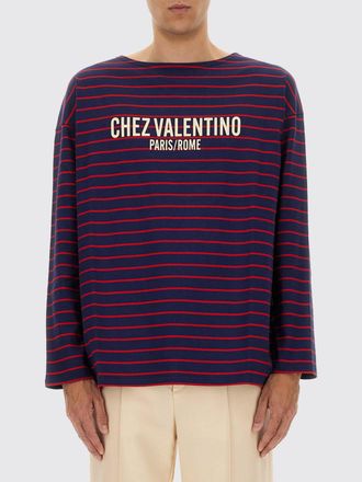 Valentino T-shirt Chez Valentino in cotone a righe