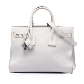 Saint Laurent Pre-owned Saint Laurent Small Grained Calfskin Supple Sac De Jour Satchel Ladies W175CUHTT8CZ4PKM