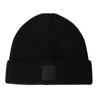 C.P. Company C.p. Company - Metropolis Series Extrafine Merino Wool Beanie - Heren - Accessoires - Zwart - Maat: ONE Size Wol