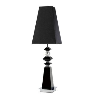 Netlighting (DH) Galata Table Lamp E27 Black Shade BlackCrystal