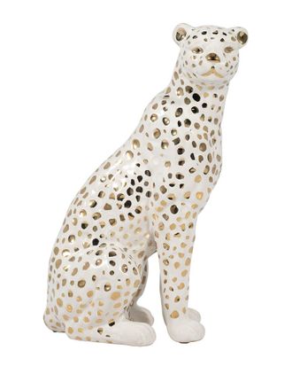Sagebrook Home 11In Sitting Leopard