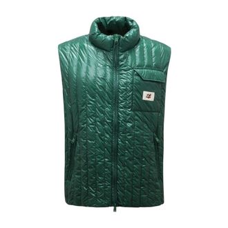 Afterlabel Vests, male, Green, Size: XL Zurigo Down Sleeveless Jacket