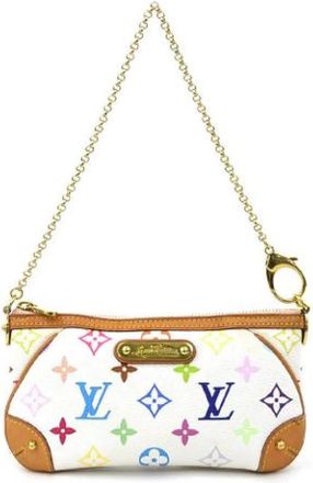 Louis Vuitton Pre-owned Shoulder Bags, female, White, Size: ONE SIZE Pre-owned Canvas louis-vuitton-bags