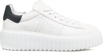 Hogan Witte Sneakers - Dames - Sneakers - Wit - 40 EU - Leer - Schoenen