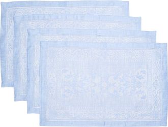French Home Linen Astra Placemats - Set of 6 in Light Blue at Nordstrom Rack