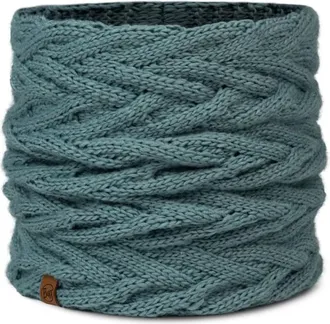 Buff Knitted & Fleece Neckwarmer Caryn Schal - Unisex | blau/t&uuml;rkis
