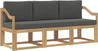 vidaXL Conjunto De Sof&aacute;s De Exterior 3 Uds. Vidaxl