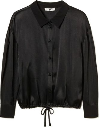 Twin-Set Camicia con coulisse - Nero