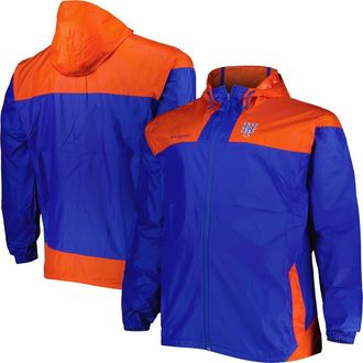 Columbia Mens Columbia Royal New York Mets Flash Forward Challenger Omni-Shade Full-Zip Windbreaker at Nordstrom, Size 3Xb