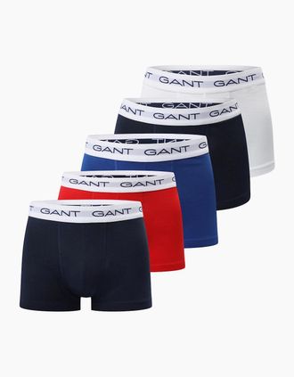 GANT Mens Trunks 5 Pack - Multi - Size: 32/33/32
