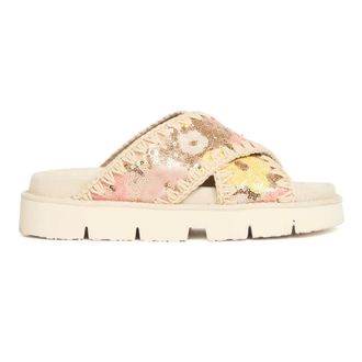 Mou Sliders, female, Multicolor, Size: 7 US Criss-Cross Bio Sandal