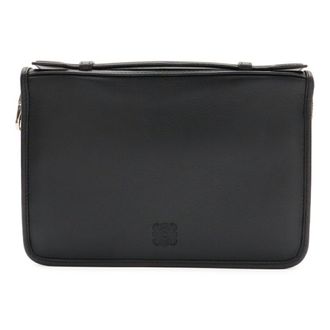 Loewe Black Leather Coin Purse/Coin Case (Pre-Owned)