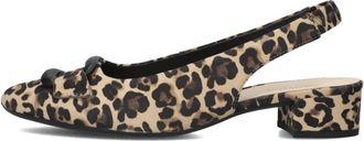 Gabor Schoenen, Dames, Bruin, 38 EU, Leer, Bruine Slingbacks