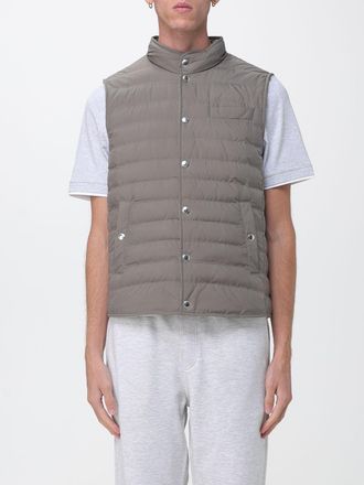 Brunello Cucinelli Water-Repellent Nylon Padded Gilet with High Neck