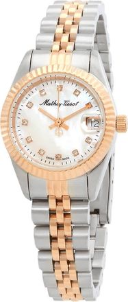 Mathey-Tissot Mathy II Quartz White Dial Ladies Watch D710RA